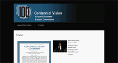 Desktop Screenshot of centennialvision.org