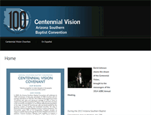 Tablet Screenshot of centennialvision.org